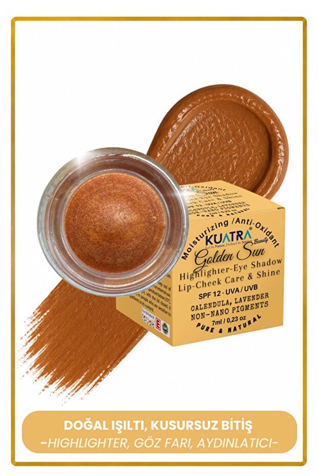 Golden Sun Mineral Highlighter Aydınlatıcı Krem Göz Farı