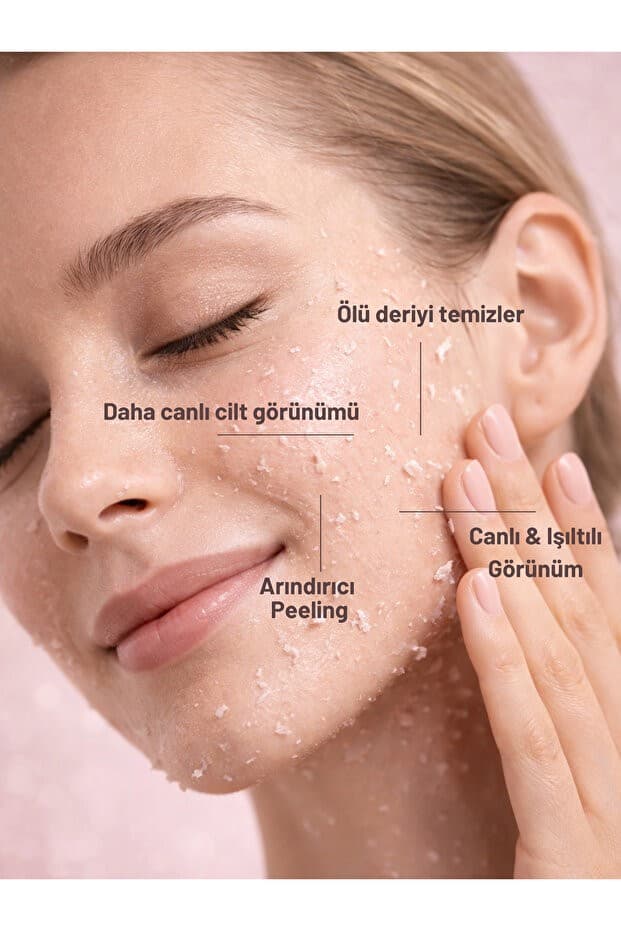 Asitsiz Peeling Maskesi – Ölü Deri Görünümüne Karşı 100 ml